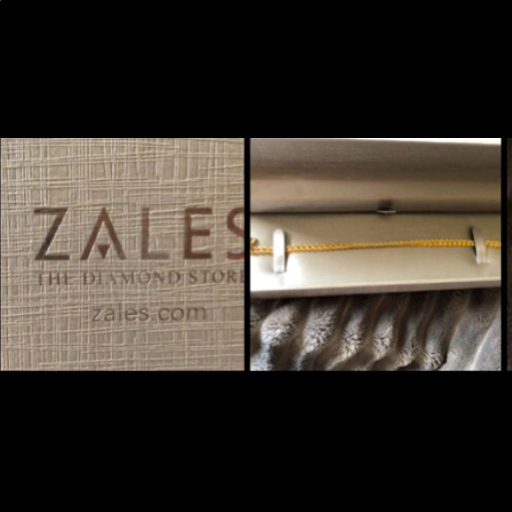 Zales gold robe bracelet 8”